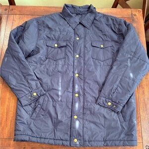 Oak Hill Puffer Shacket Navy Blue Jacket Men 1XLT Tall